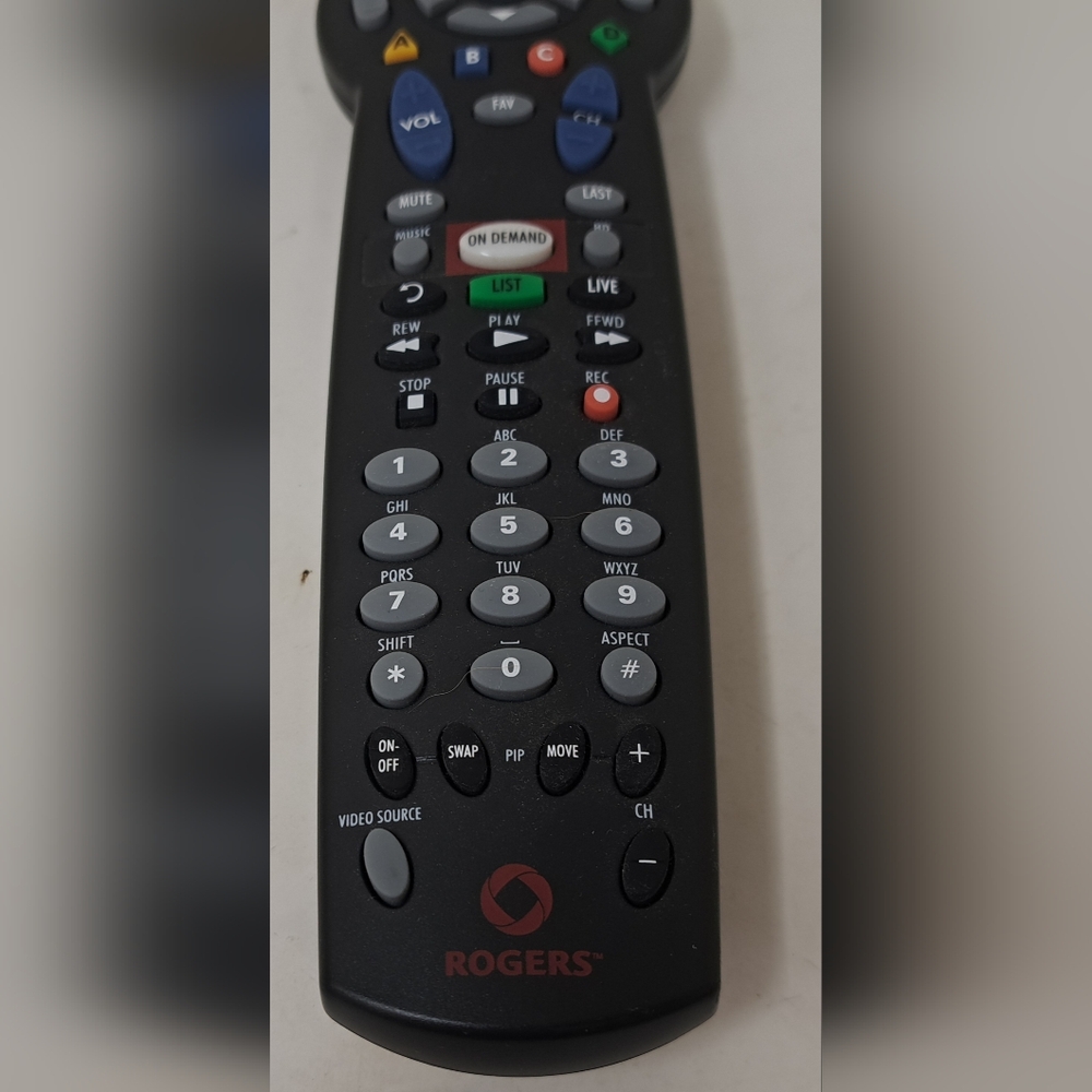 Rogers Universal Remote Control TV PVR NextBox On Demand URC 1056B03 Working - Picture 6 of 6